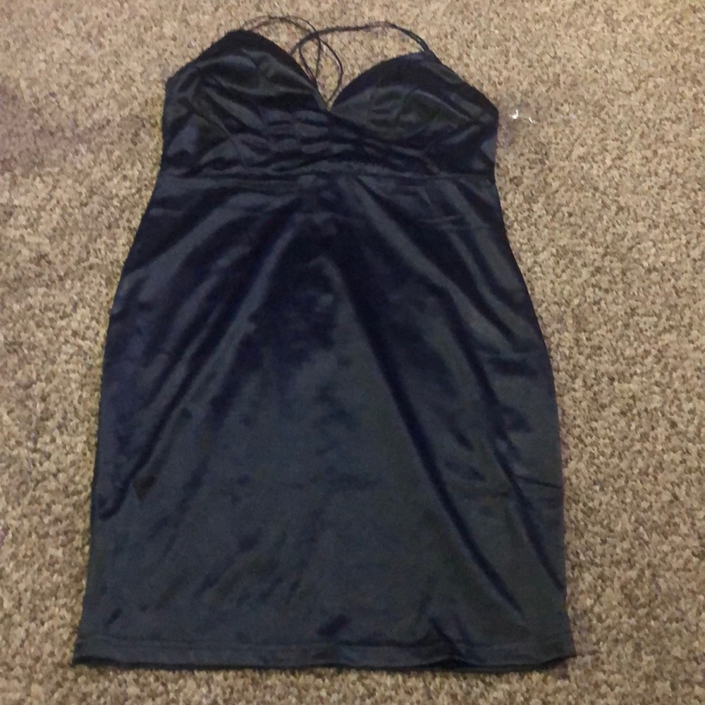 Sateen Bodycon Dress